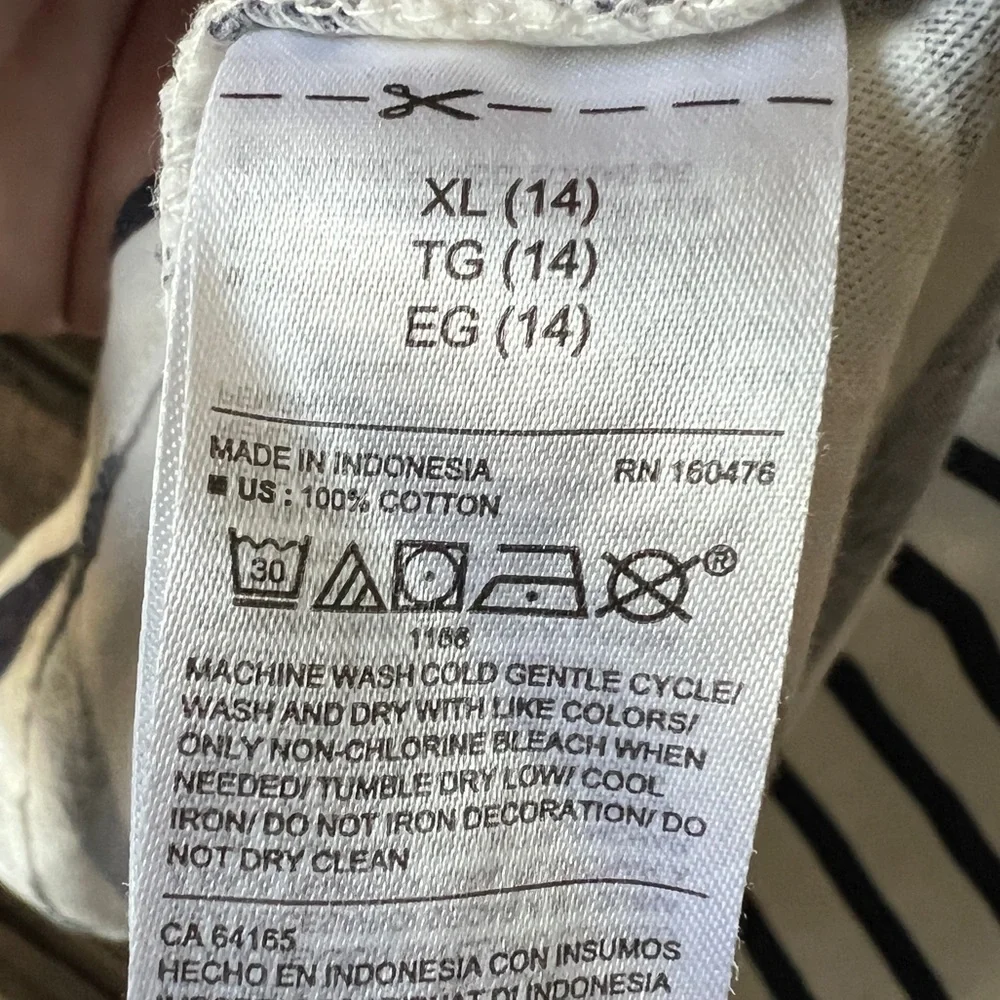 Old Navy approximate measurements